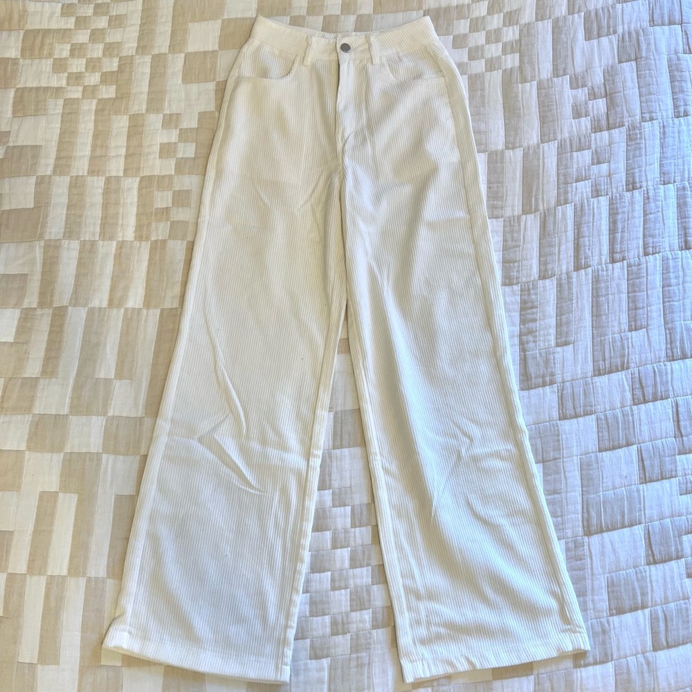 Wide Leg Corduroy Pants